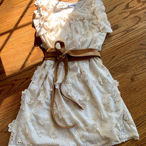 Iroo cream lace dress